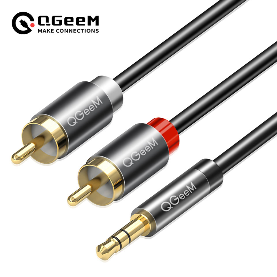 Home Cinema Hall - QGeeM RCA kablosu 2RCA 3.5 ses