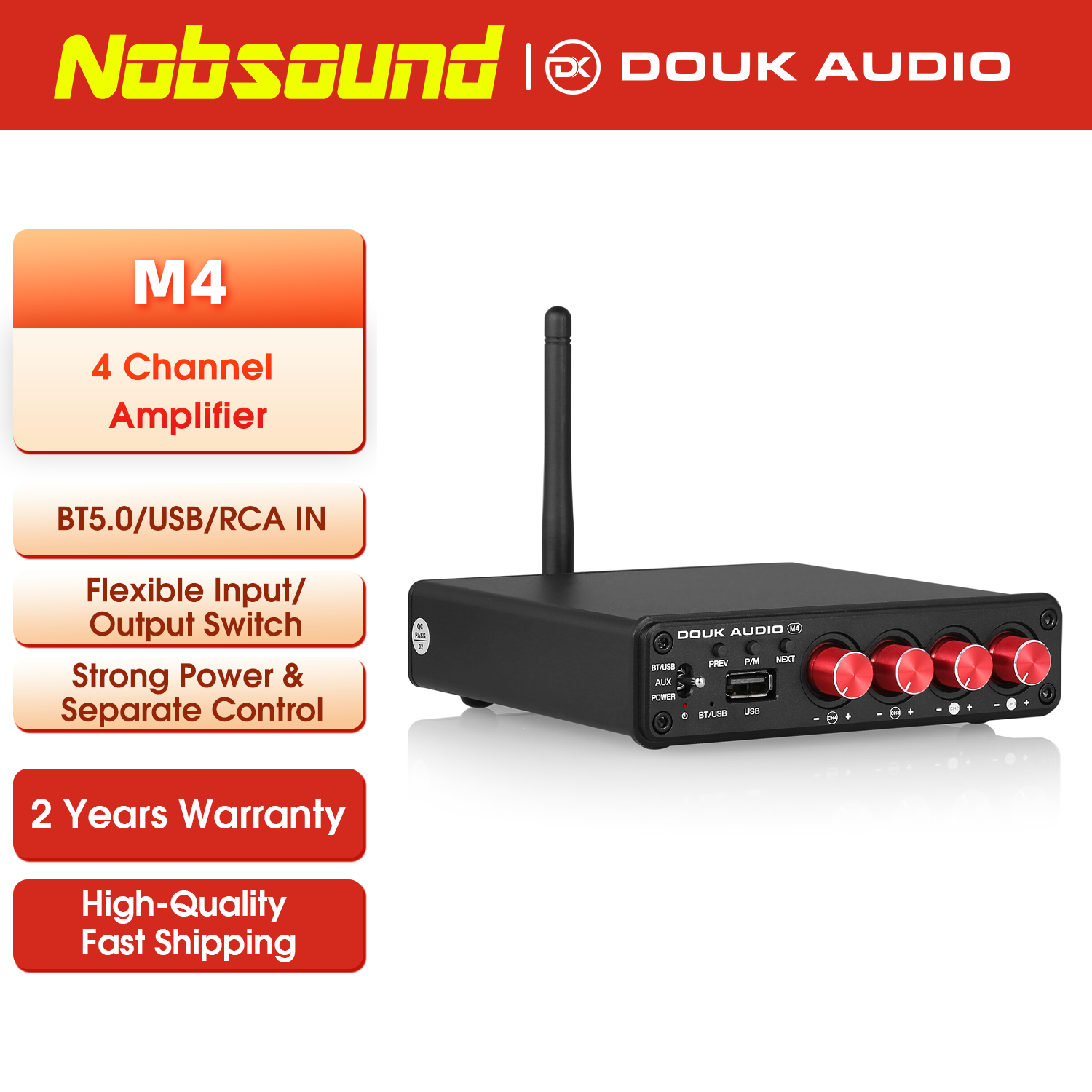 Home Cinema Bluetooth - Nobsound HiFi Stereo Bluetooth 5.0 Dijital
