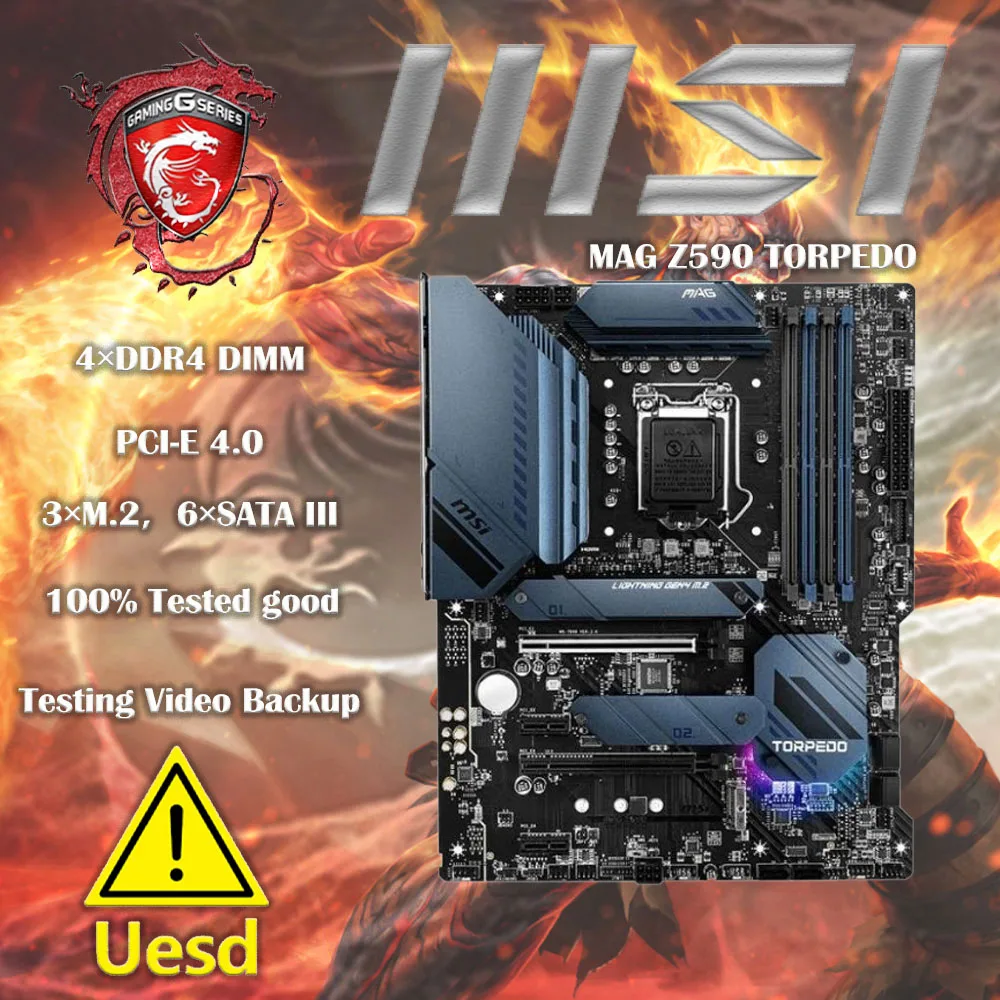 Home Cinema Video Processor - MSI MAG Z590 TORPEDO Oyun Anakartı