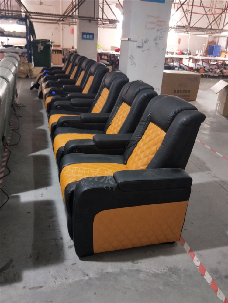 Home Cinema Recliner Chairs - -Sıcak Satış Hakiki Deri Otomatik Sandalye
