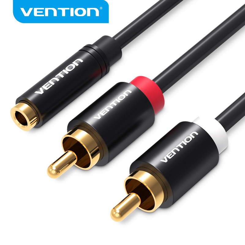 Home Cinema Hall - Vention Jack 3.5mm Dişi 2RCA Erkek