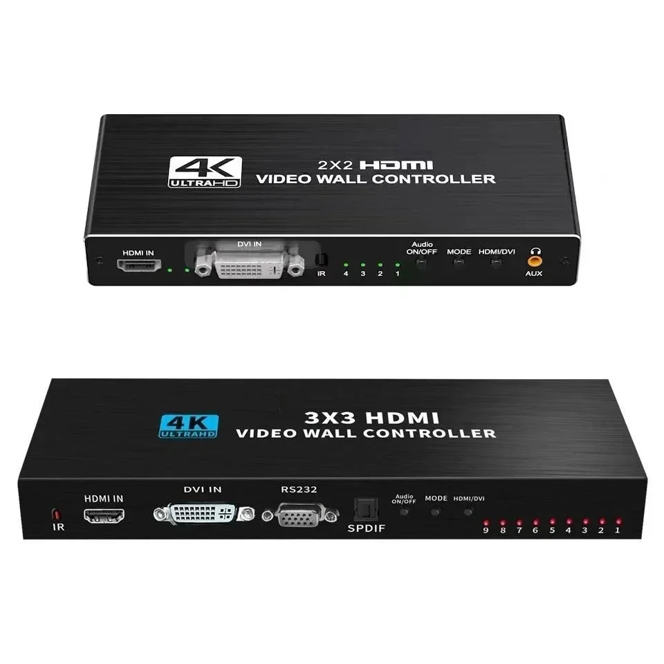 Home Cinema Video Processor - 4K 3x3 Video Duvar Denetleyicisi 1x2