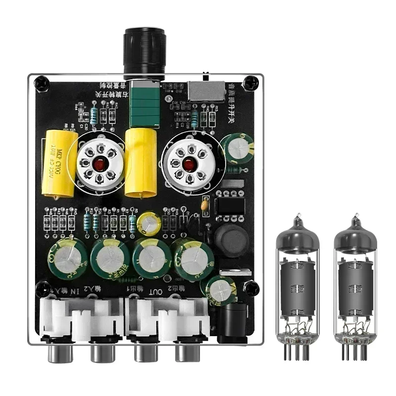 Home Cinema Hall - Yükseltilmiş 6K4 Tüp Preamplifikatör Amplifikatörler HiFi
