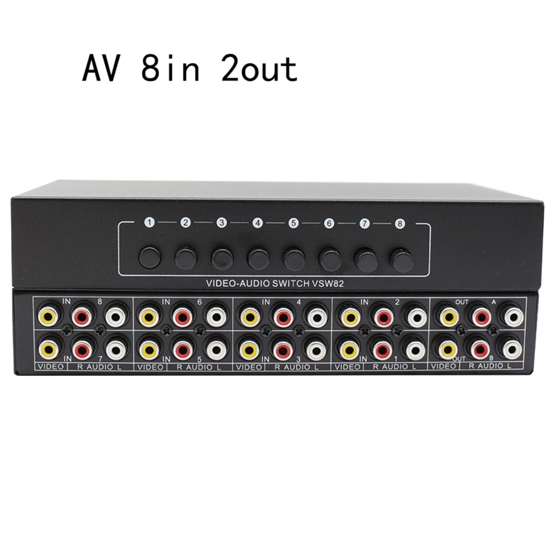 Home Cinema Video Processor - A73E-8 Giriş 2 Çıkış Ses Video