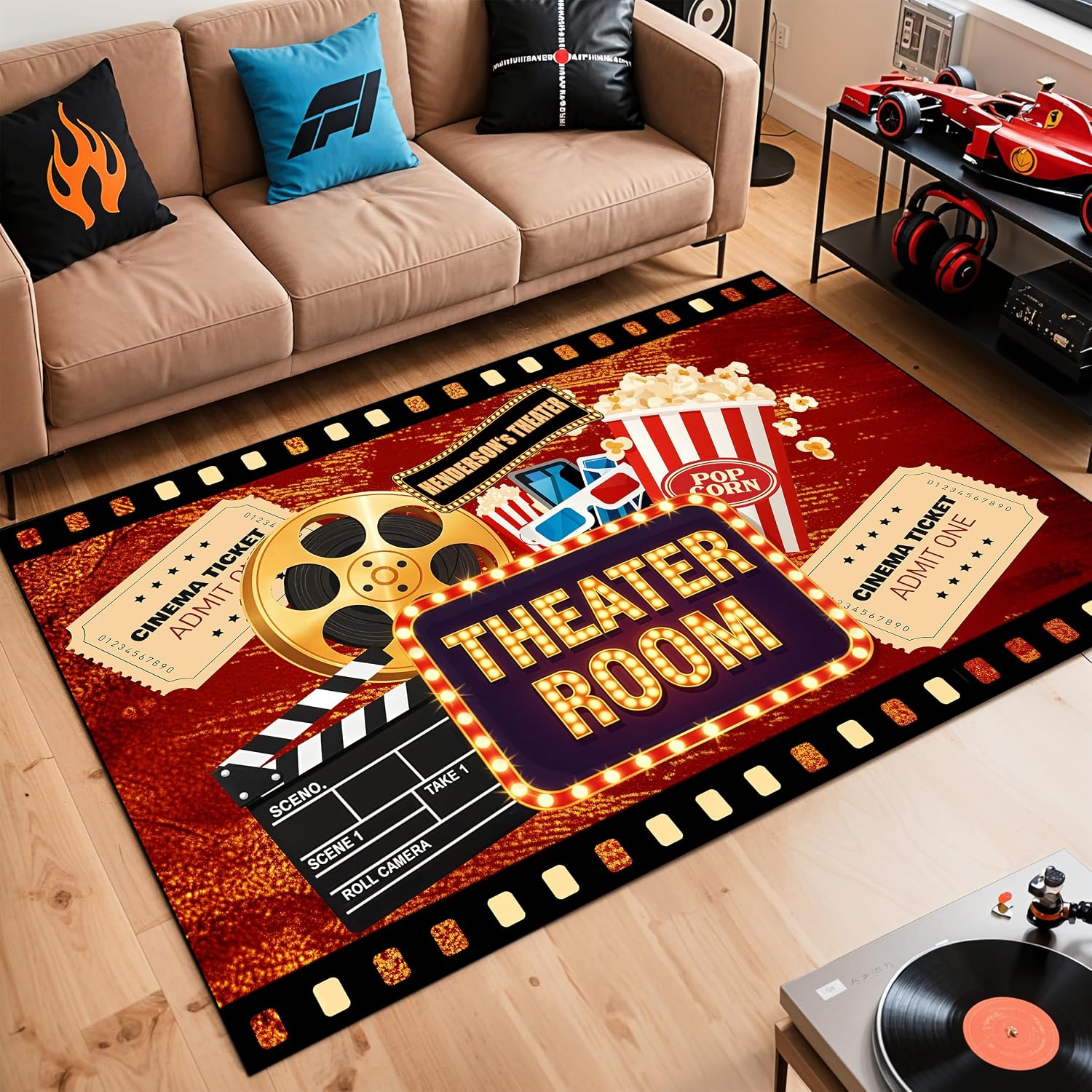 Home Cinema Experience - İsme Özel Sinema Halısı, Ev Sineması
