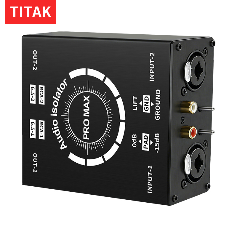 Home Cinema Kit - 3Pin XLR/RCA/TS/TRS Topraklama Döngüsü Gürültü İzolatör