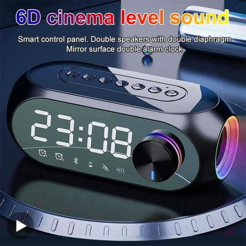 Home Cinema Chairs - Çalar Saat Radyo FM Bluetooth Hoparlör