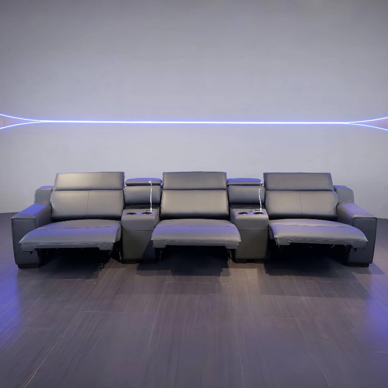 Home Cinema Interiors - Lüks Aile Oturma Odası Kanepe Fonksiyonlu