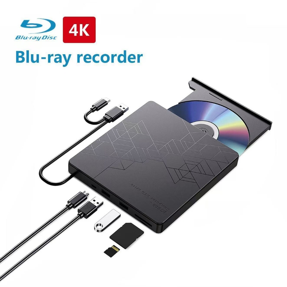 Blu Ray Disc Player - 5'i 1 arada Harici Blu-ray Sürücü,