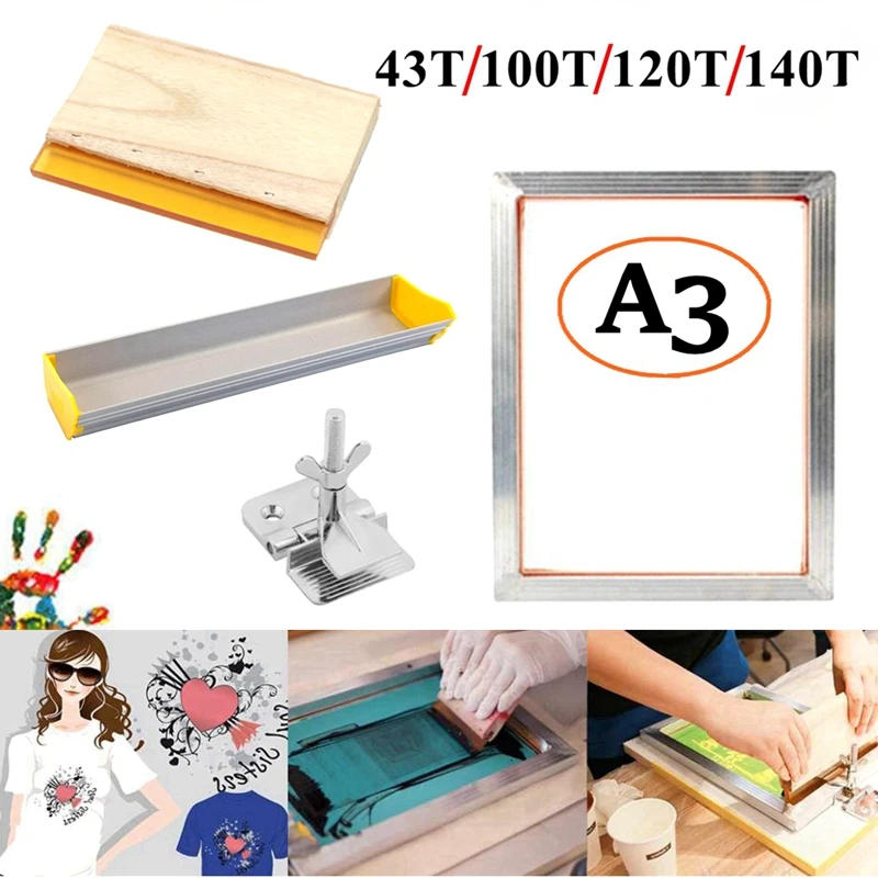 Home Cinema Kit - A3 ekran baskı kiti alüminyum çerçeve