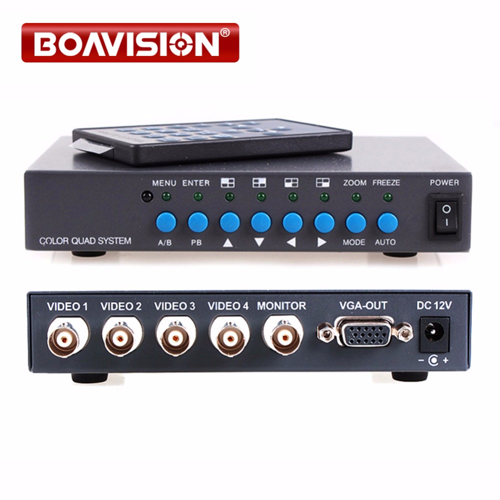 Home Cinema Video Processor - 4CH renkli Video dijital renkli dört