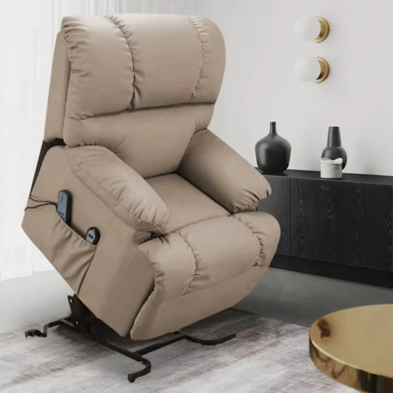 Home Cinema Recliner Chairs - Modern metal çerçeveli masajlı elektrikli uzaktan