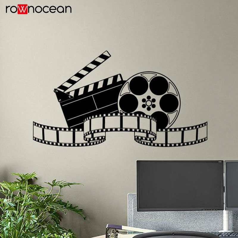 Home Cinema Interiors - Sinema duvar çıkartması Film Film bant