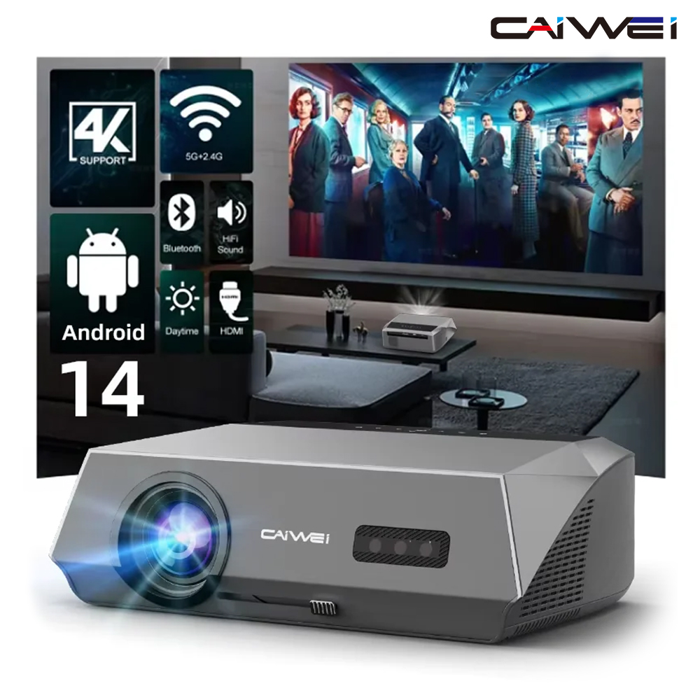 Home Cinema Hdmi - CAIWEI A10Q Projektör 4K Full HD