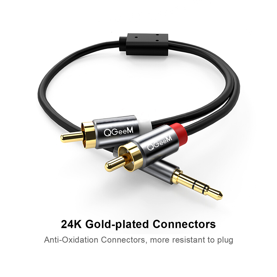 QGeeM RCA kablosu 2RCA 3.5 ses - Home Cinema Hall incelemesi ve fiyatı