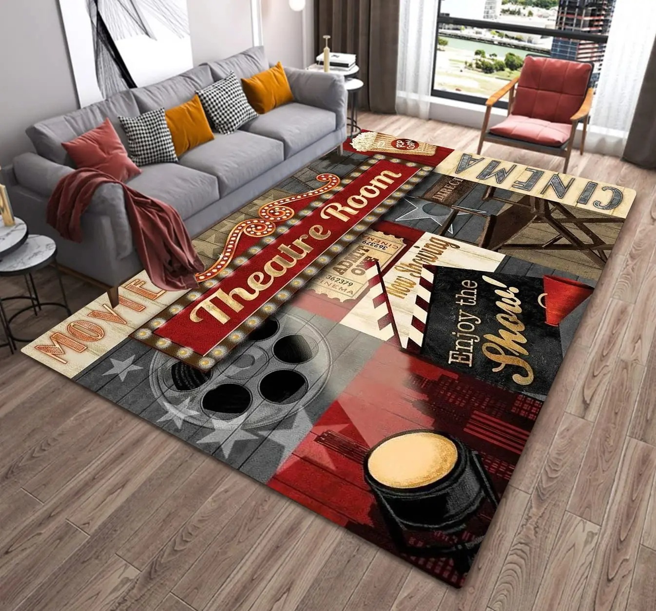 Retro sinema ev sinema alanı h - Home Cinema Interiors incelemesi ve fiyatı
