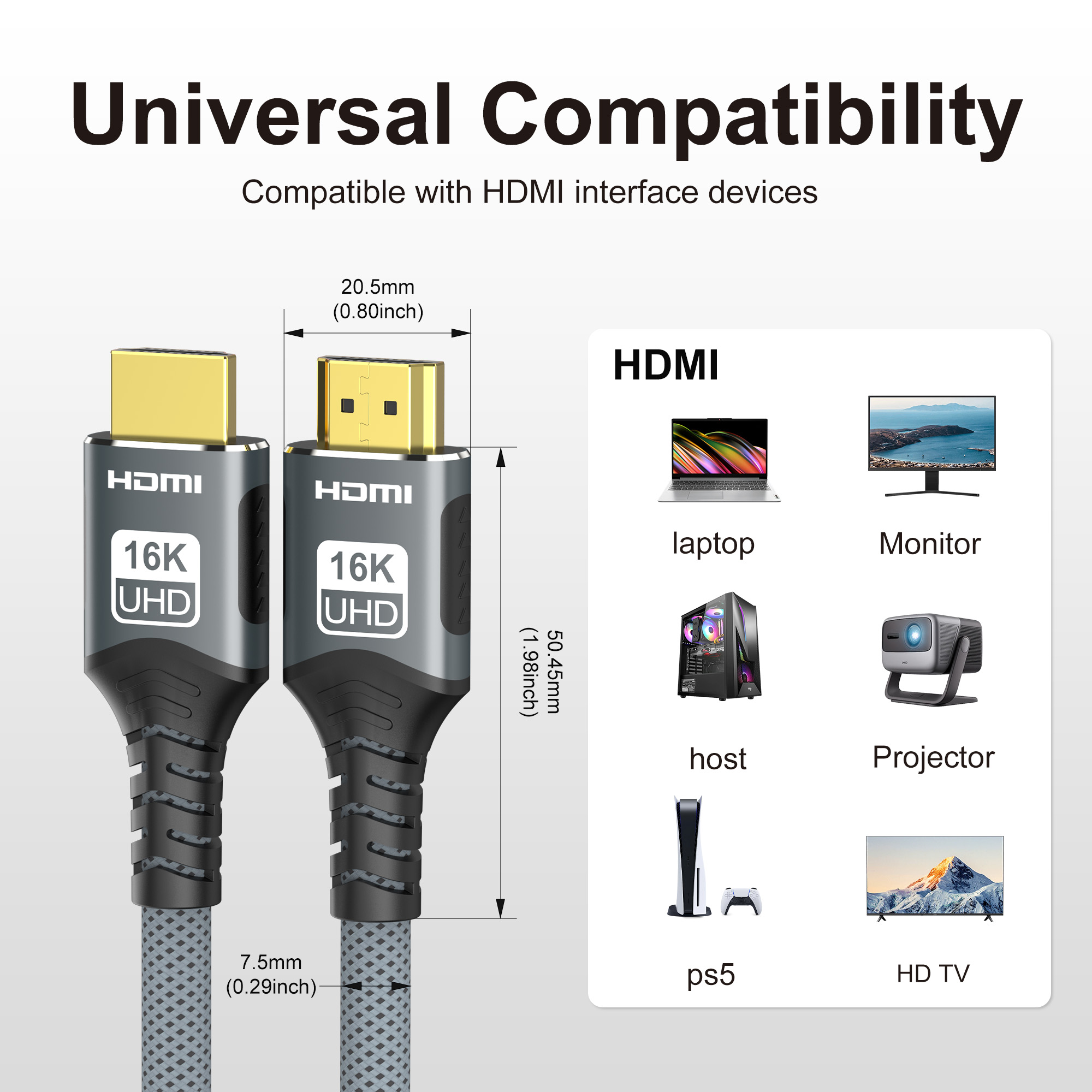 16K HDMI 2.2 Kablo 96Gbps 8K@1 - Home Cinema Gaming incelemesi ve fiyatı