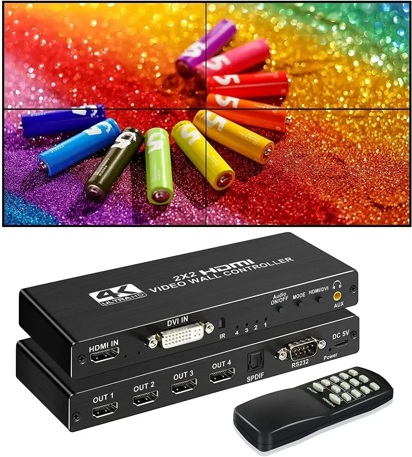 4K 3x3 Video Duvar Denetleyici - Home Cinema Video Processor incelemesi ve fiyatı