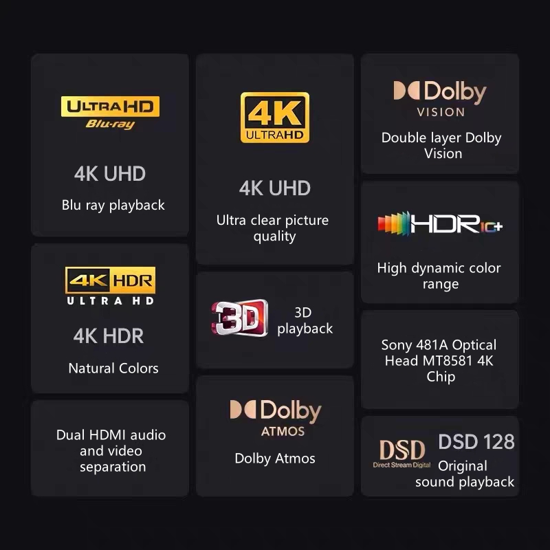 3D HD Kanal Dolby Vision DVD O - Blu Ray Disc Player incelemesi ve fiyatı