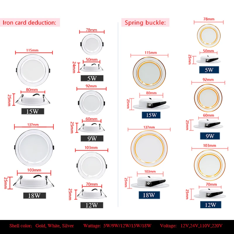 4 Adet LED Downlight AC 110V 2 - Home Cinema Led incelemesi ve fiyatı
