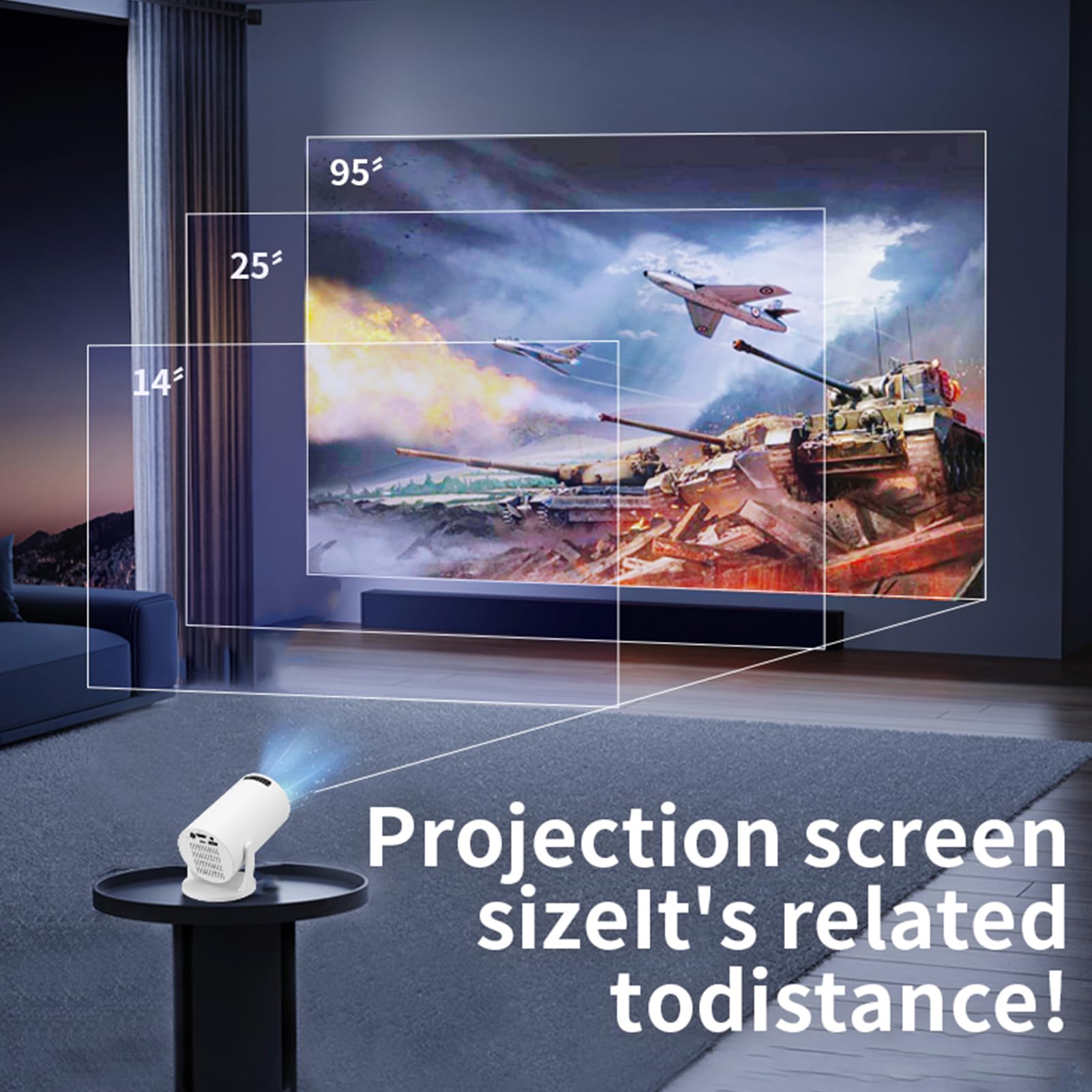 M5 8K Wifi 6 Projektör Ultra Y - Home Cinema Gaming incelemesi ve fiyatı