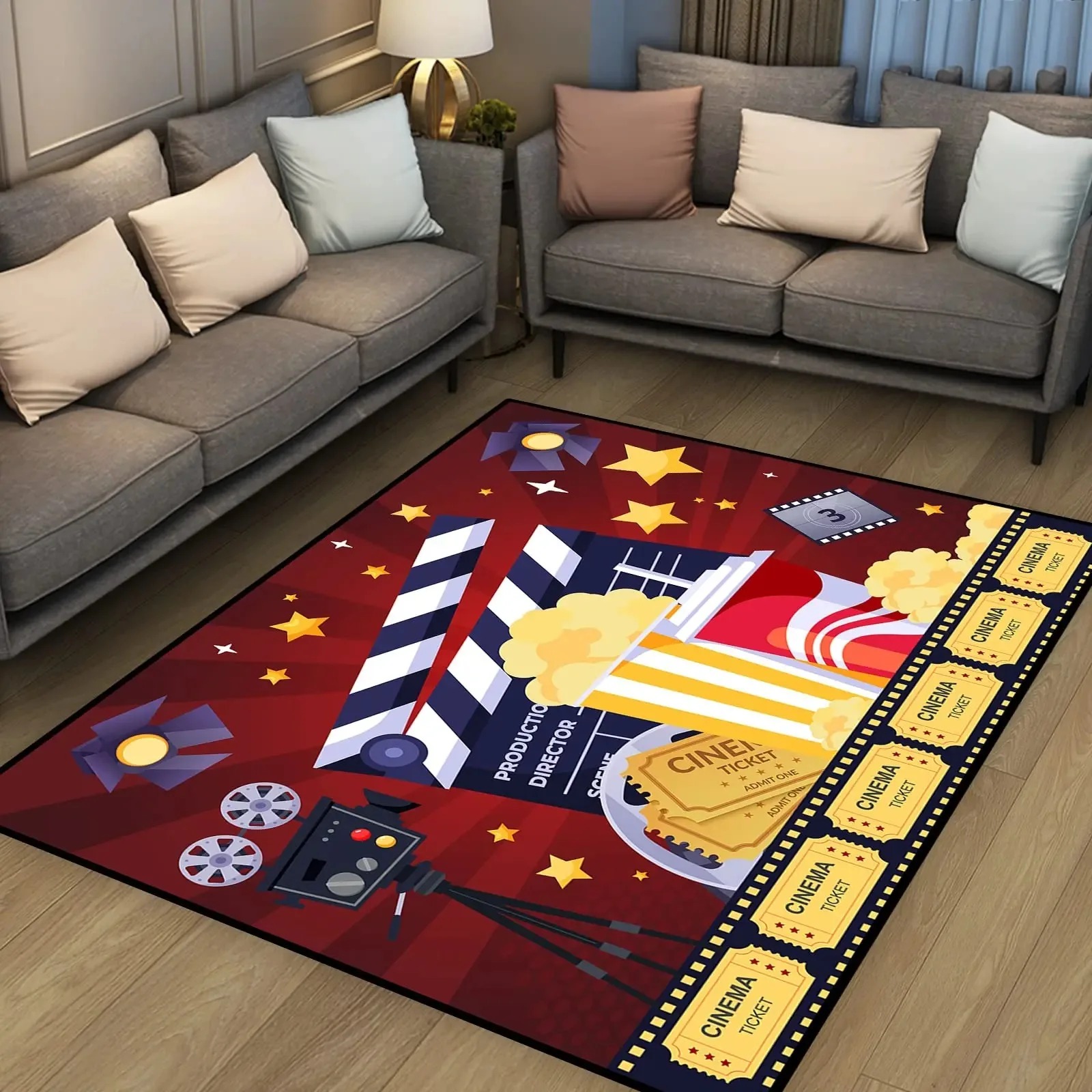 Retro sinema ev sineması alanı - Home Cinema Interiors incelemesi ve fiyatı