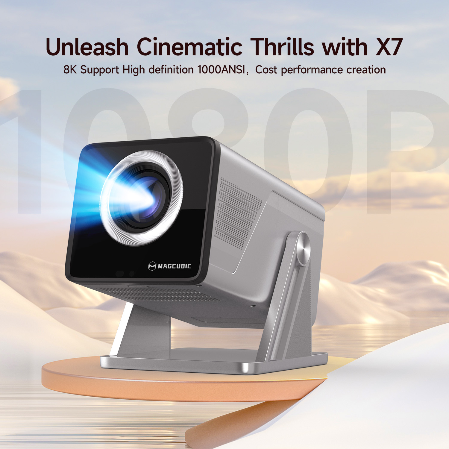 Magcubic 8K HD 1080P 1000ANSI  - Home Cinema Hdmi incelemesi ve fiyatı