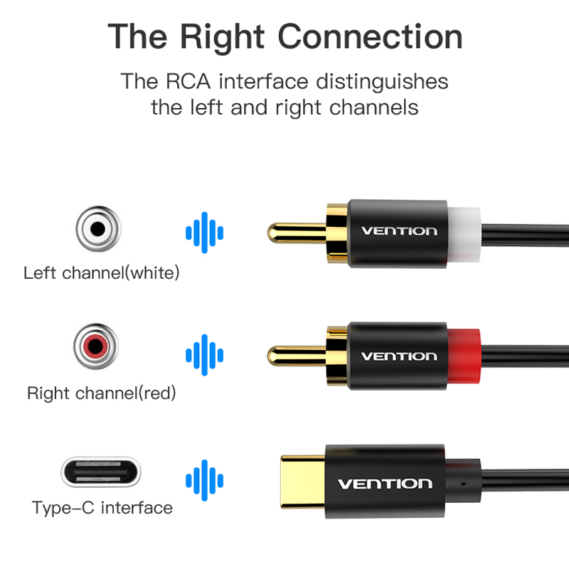 USB C RCA ses kablosu tip-c 2  - Home Cinema Hall incelemesi ve fiyatı