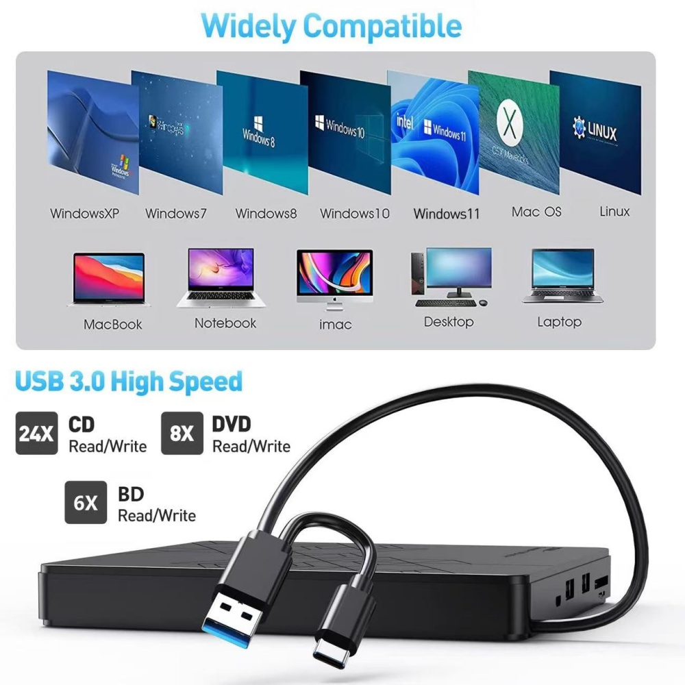 5'i 1 arada Harici Blu-ray Sür - Blu Ray Disc Player incelemesi ve fiyatı