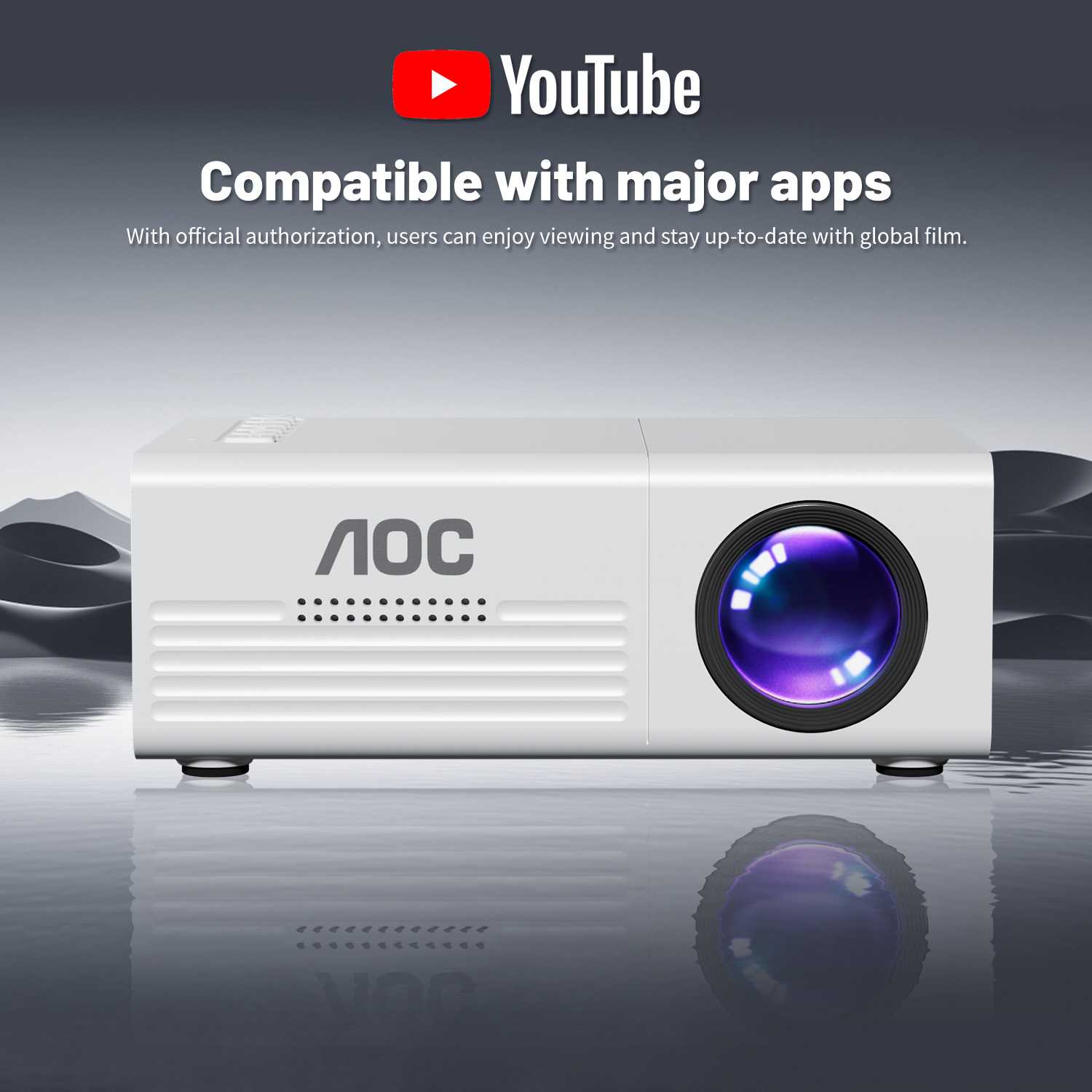 AOC Mini Projektör TFT LCD Wif - Home Cinema Media Player incelemesi ve fiyatı