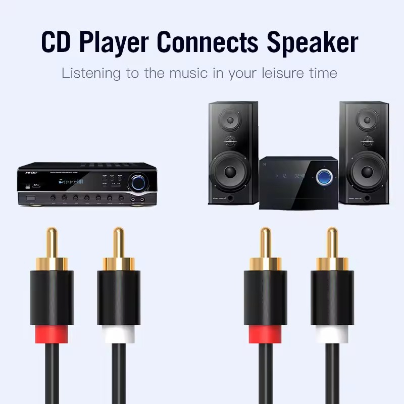 HIFI Stereo RCA Kablosu 2RCA R - Home Cinema Hall incelemesi ve fiyatı