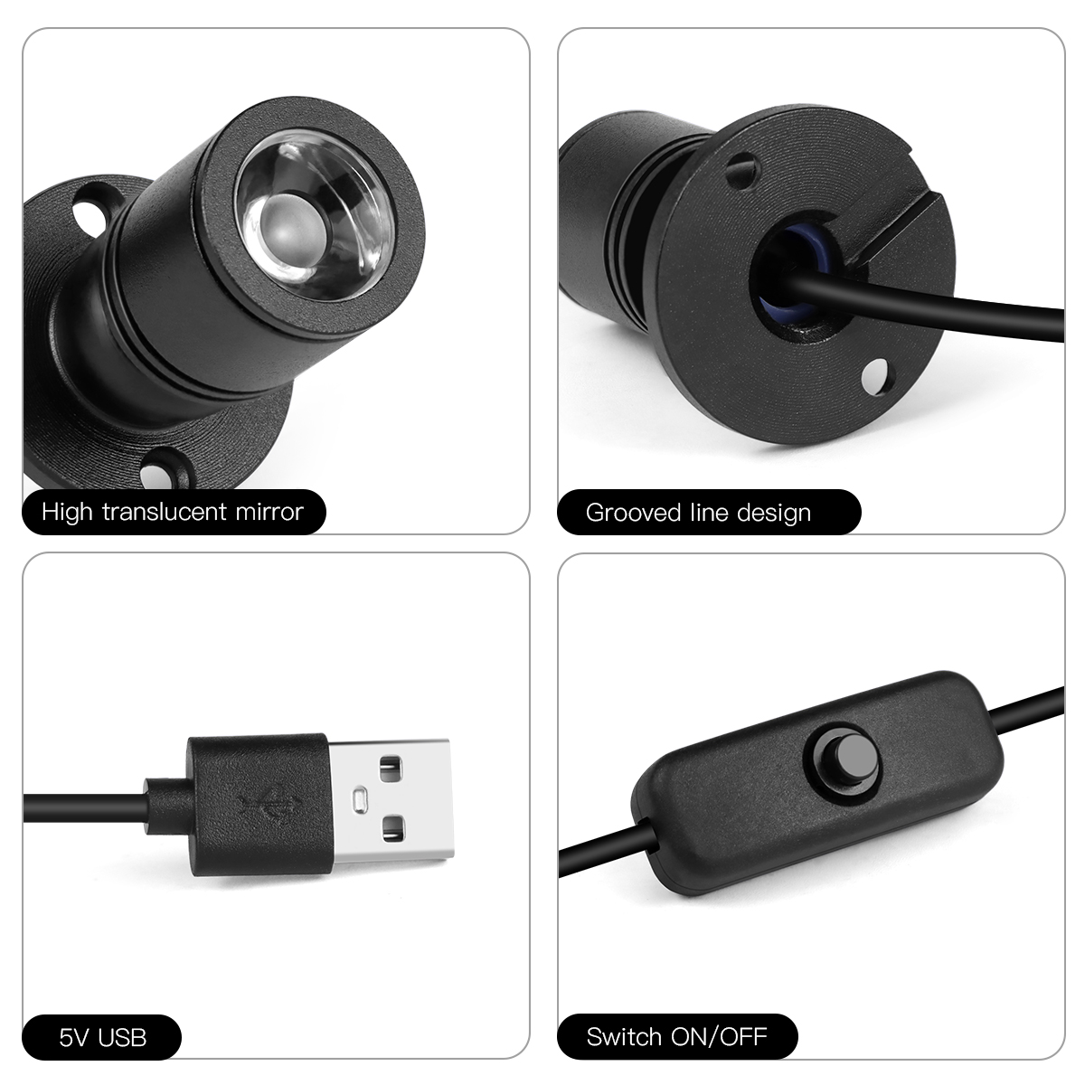 8 Renk Mini Spot Işık 1 W Döne - Home Cinema Led incelemesi ve fiyatı