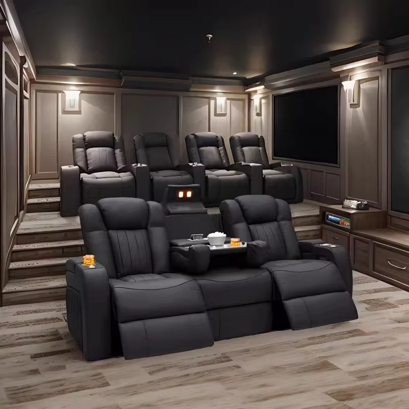 Deri Yatar Koltuk Takımları El - Home Cinema Recliner Chairs incelemesi ve fiyatı