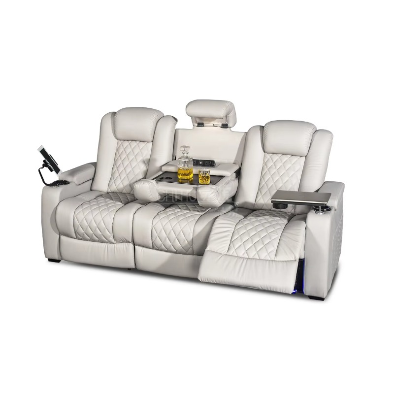 Beyaz Renkli 3 Kişilik Elektri - Home Cinema Recliner Chairs incelemesi ve fiyatı