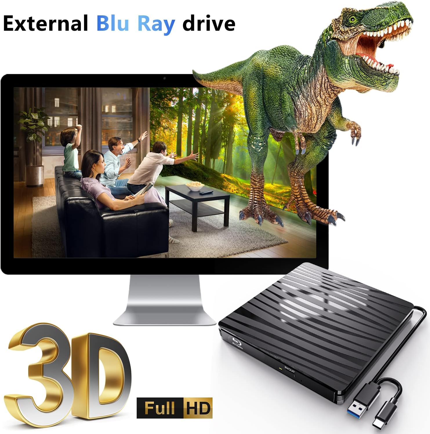 Dizüstü Bilgisayarlar için USB - Blu Ray Disc Player incelemesi ve fiyatı