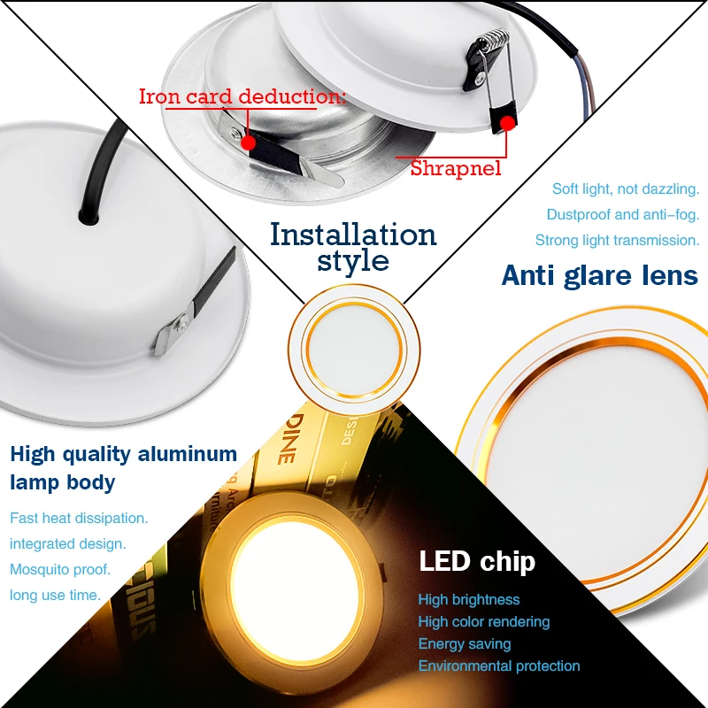 Led Downlight Gömme Yuvarlak T - Home Cinema Led incelemesi ve fiyatı